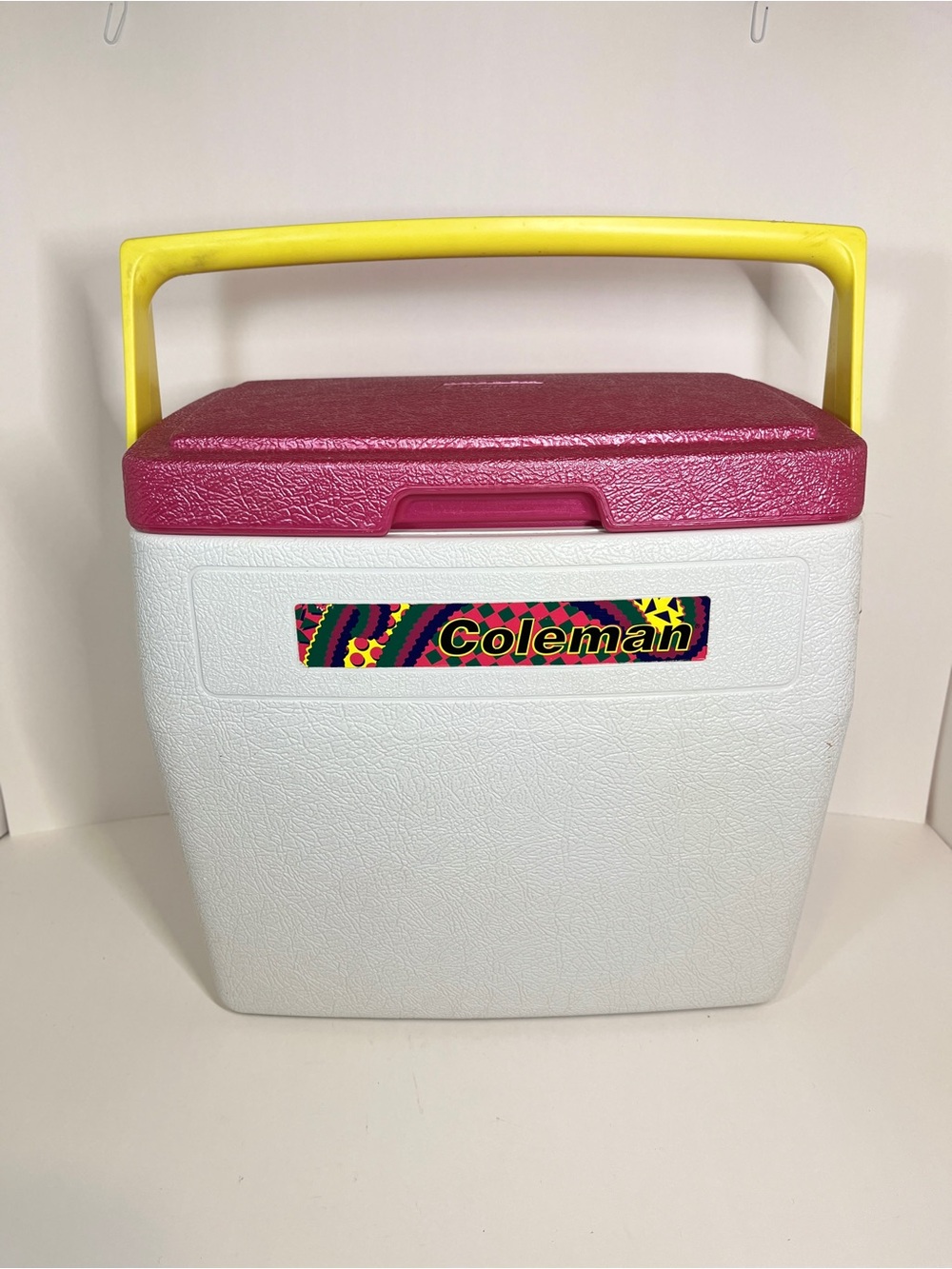 Vintage Retro 90s Coleman Personal Cooler Lil Oscar Geometric Surf Skate Rad